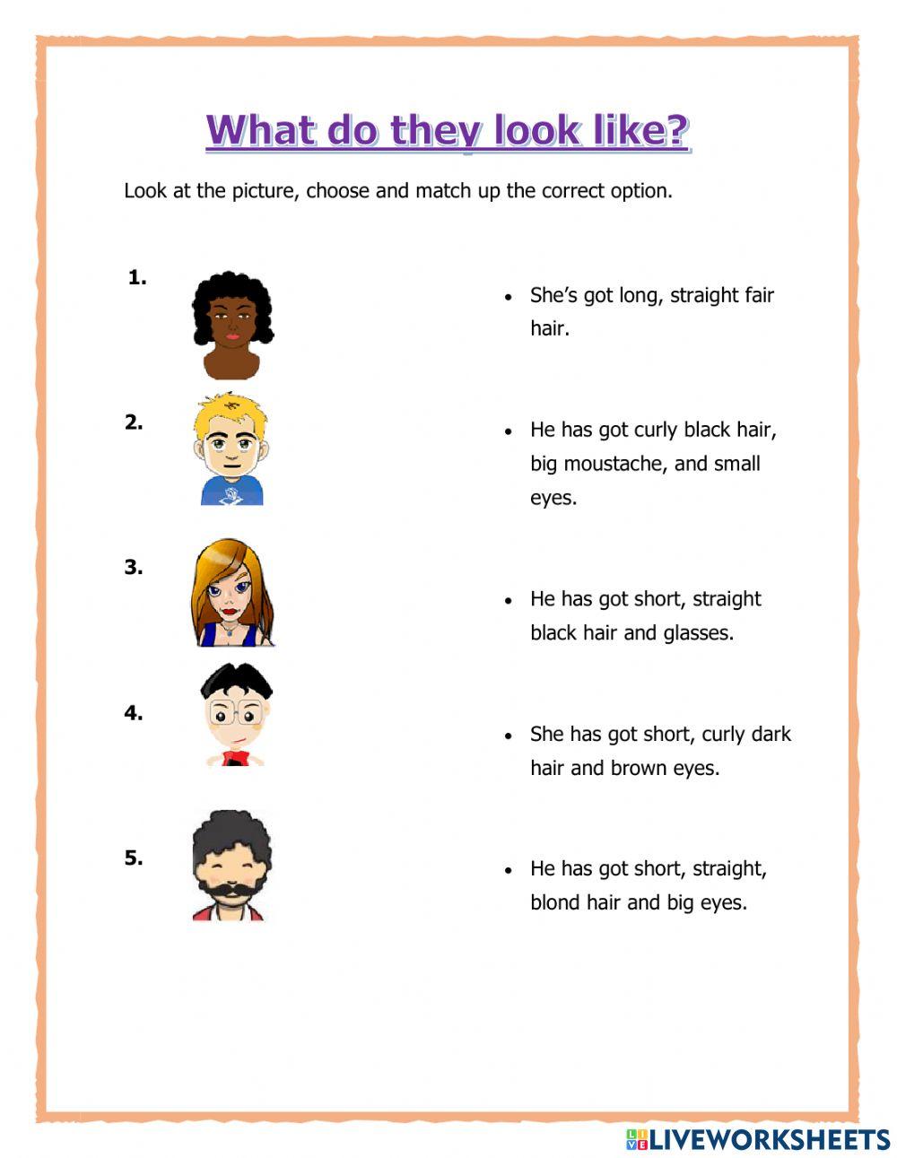 Acjetives appearence