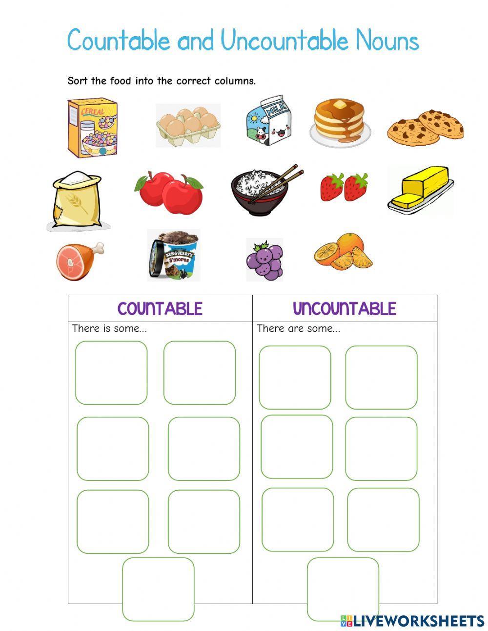 Countable and Uncountable Nouns