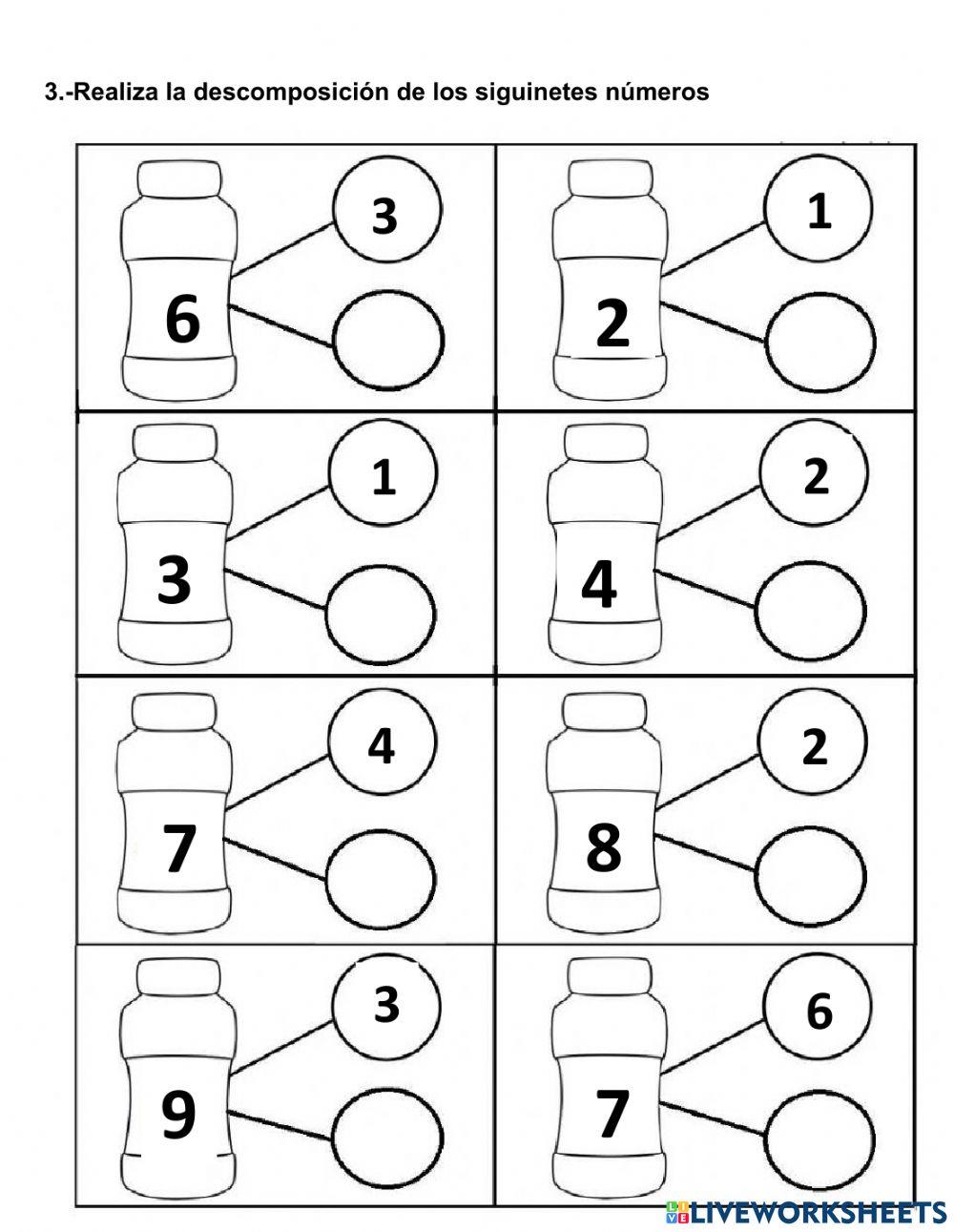 Reforzamos lo aprendido sumas-restas-descomponemos