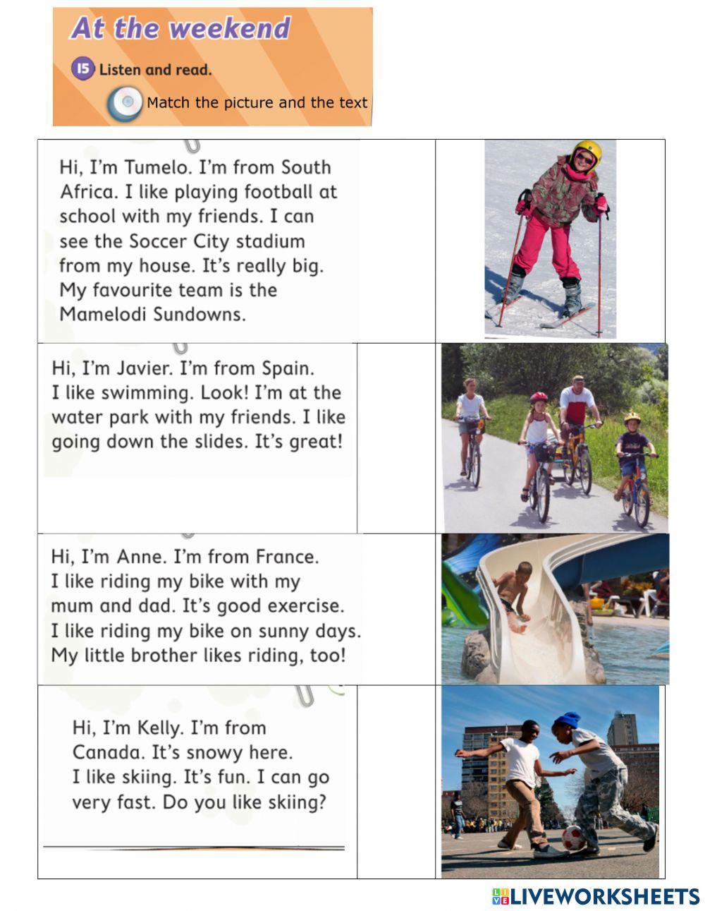 Reading and Listening