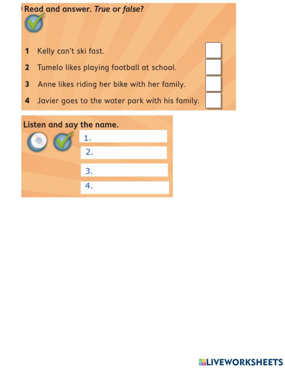 Reading and Listening