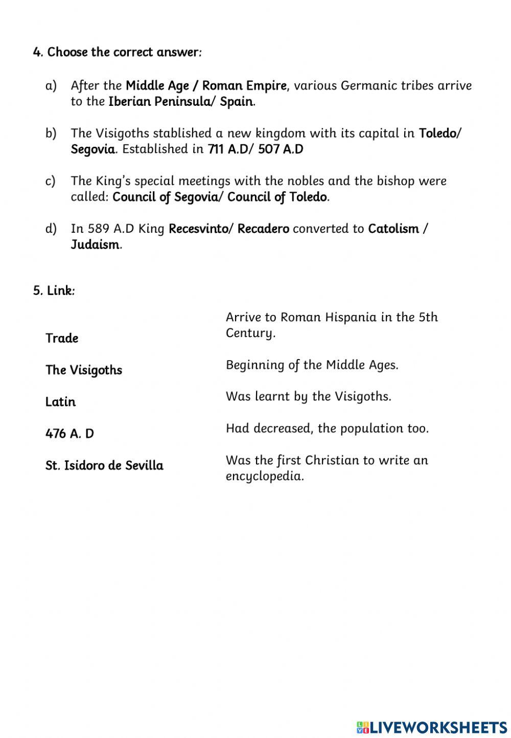 Electricity and the Visigoths