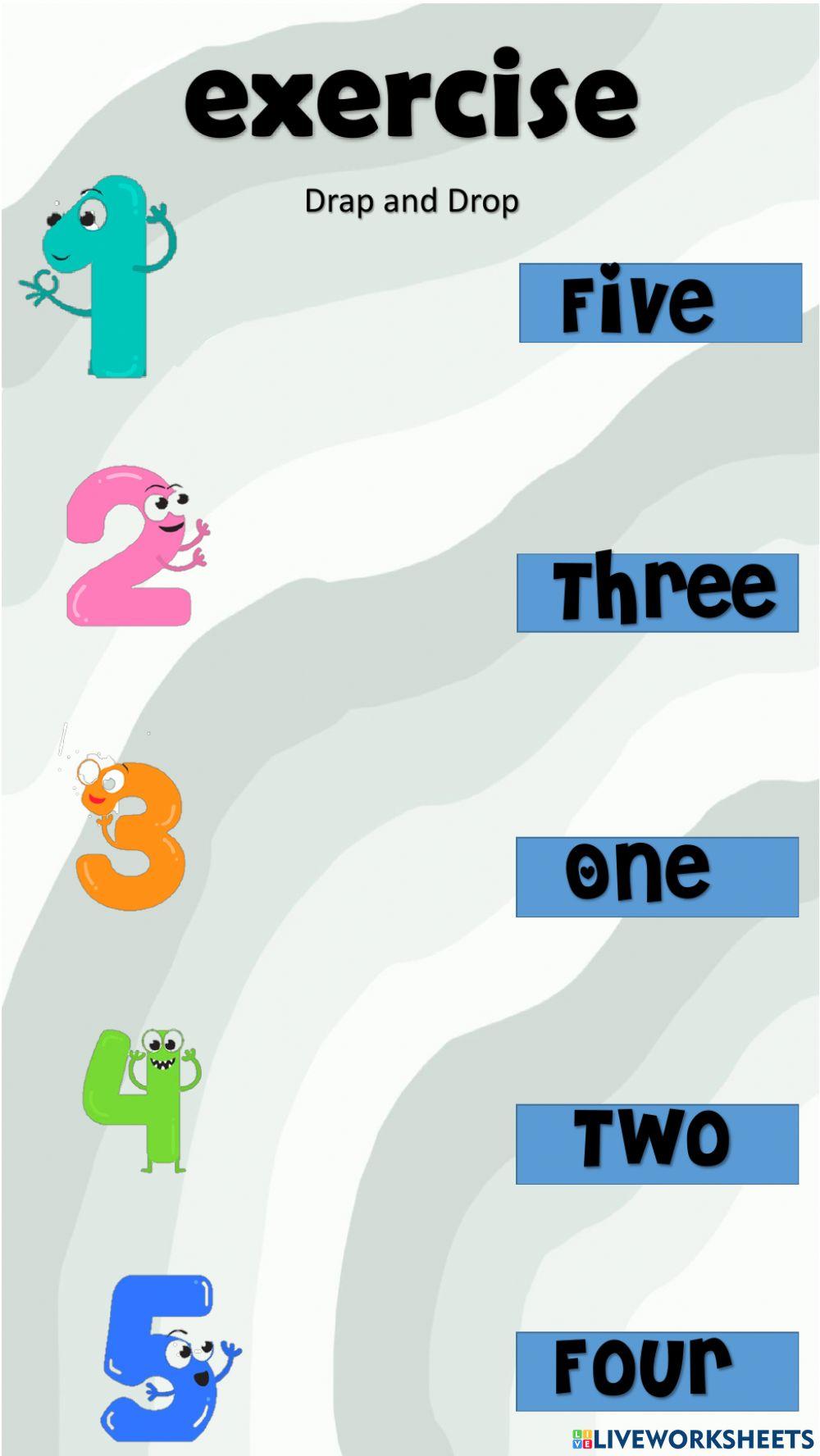 Los  numeros en ingles