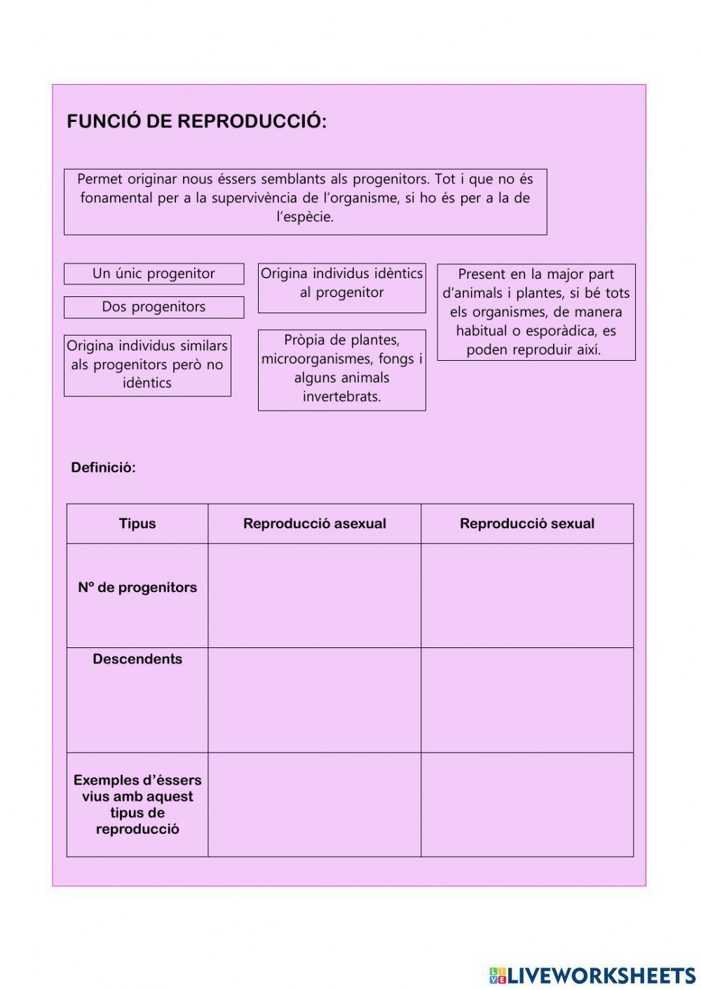 Les funcions vitals dels éssers vius