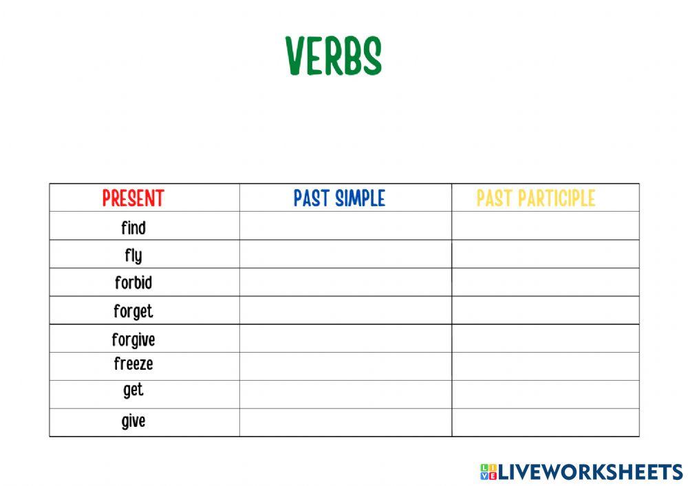 Verbs