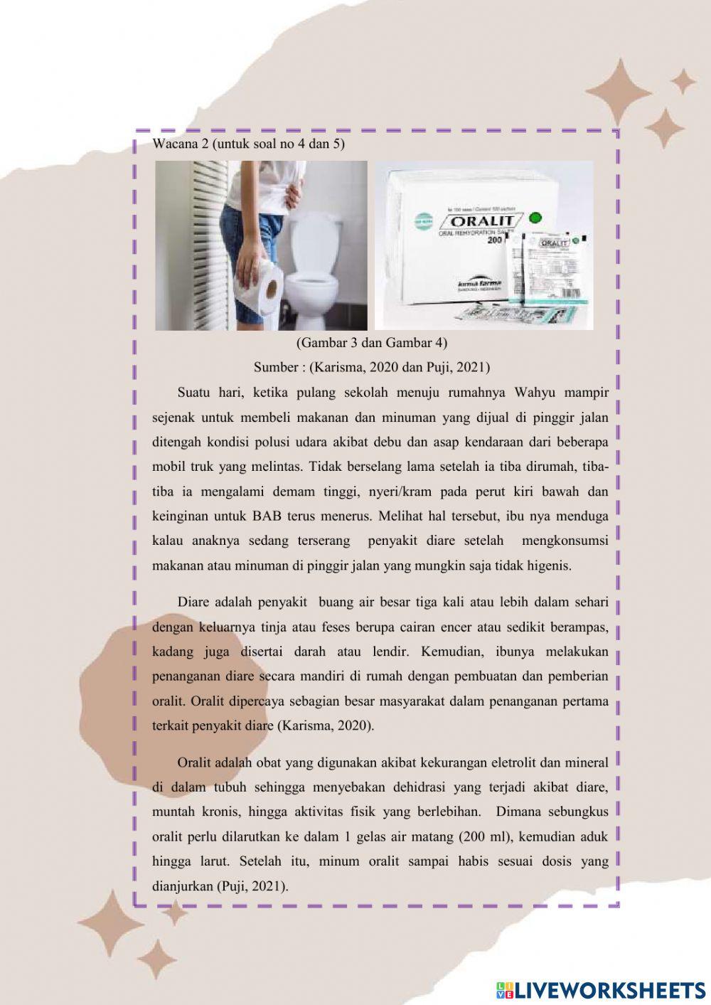 E-LKPD3 Gangguan dan Teknologi Sistem Pencernaan Manusia