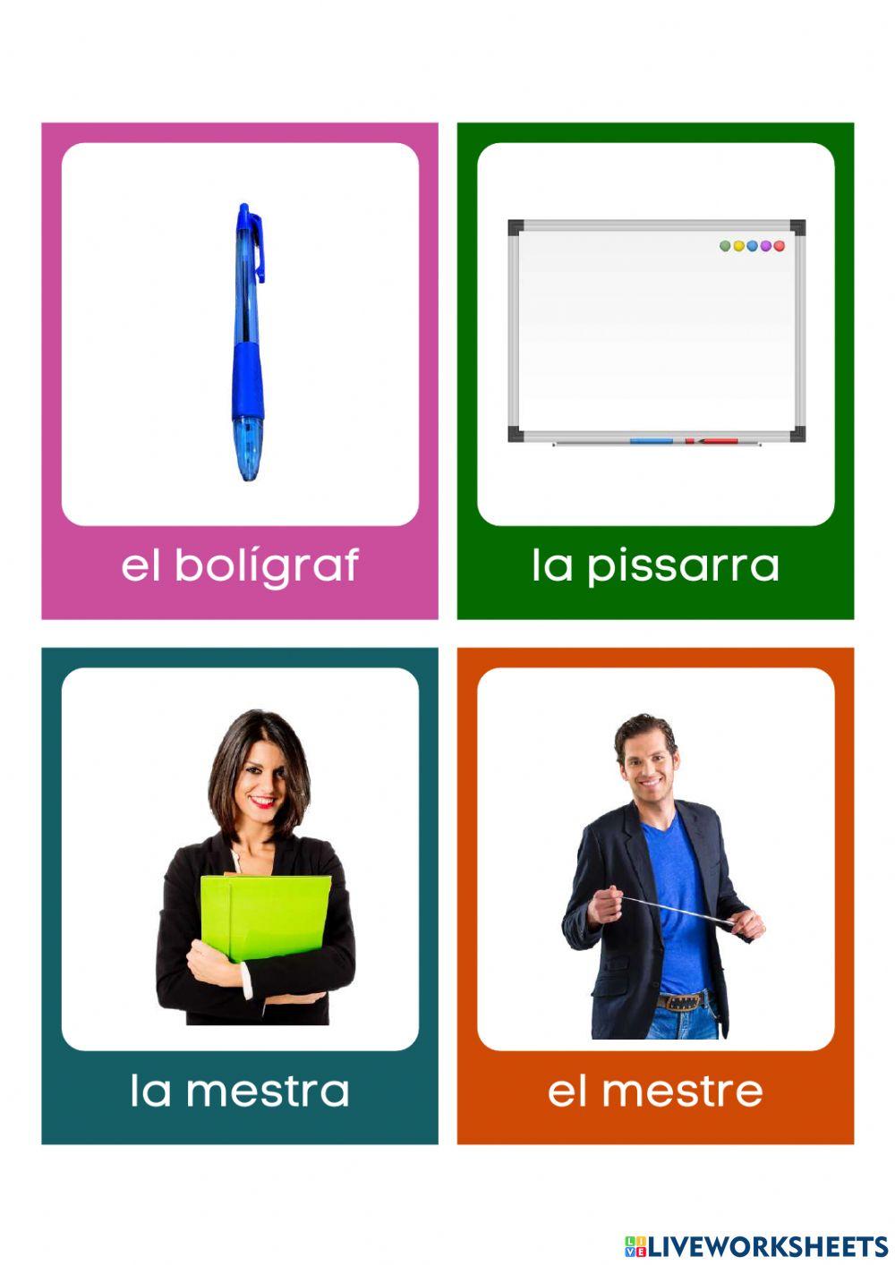 Vocabulari escola
