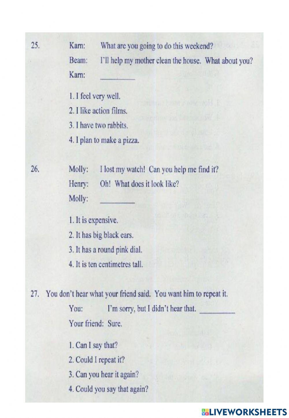 Evaluation knowledge