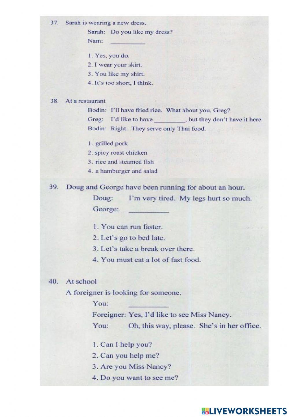 Evaluation knowledge