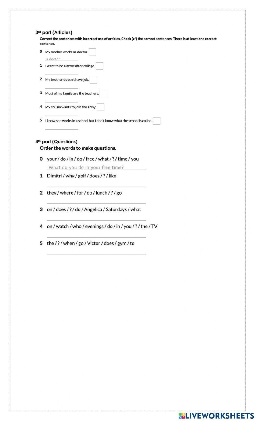 Evaluación bimestre 2