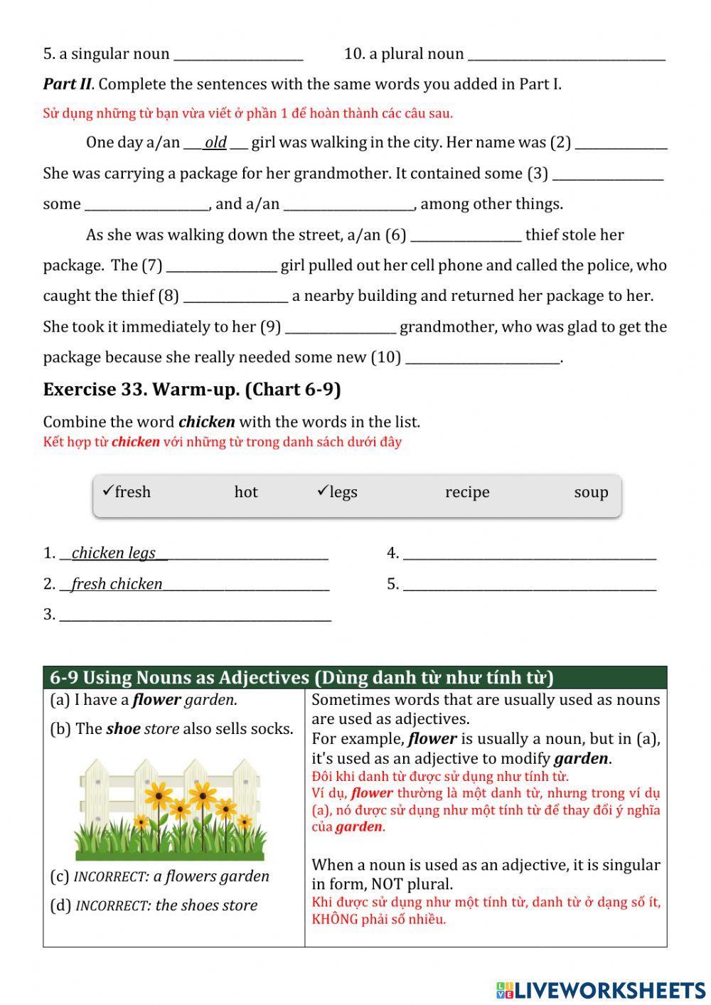 Nouns and pronouns 1