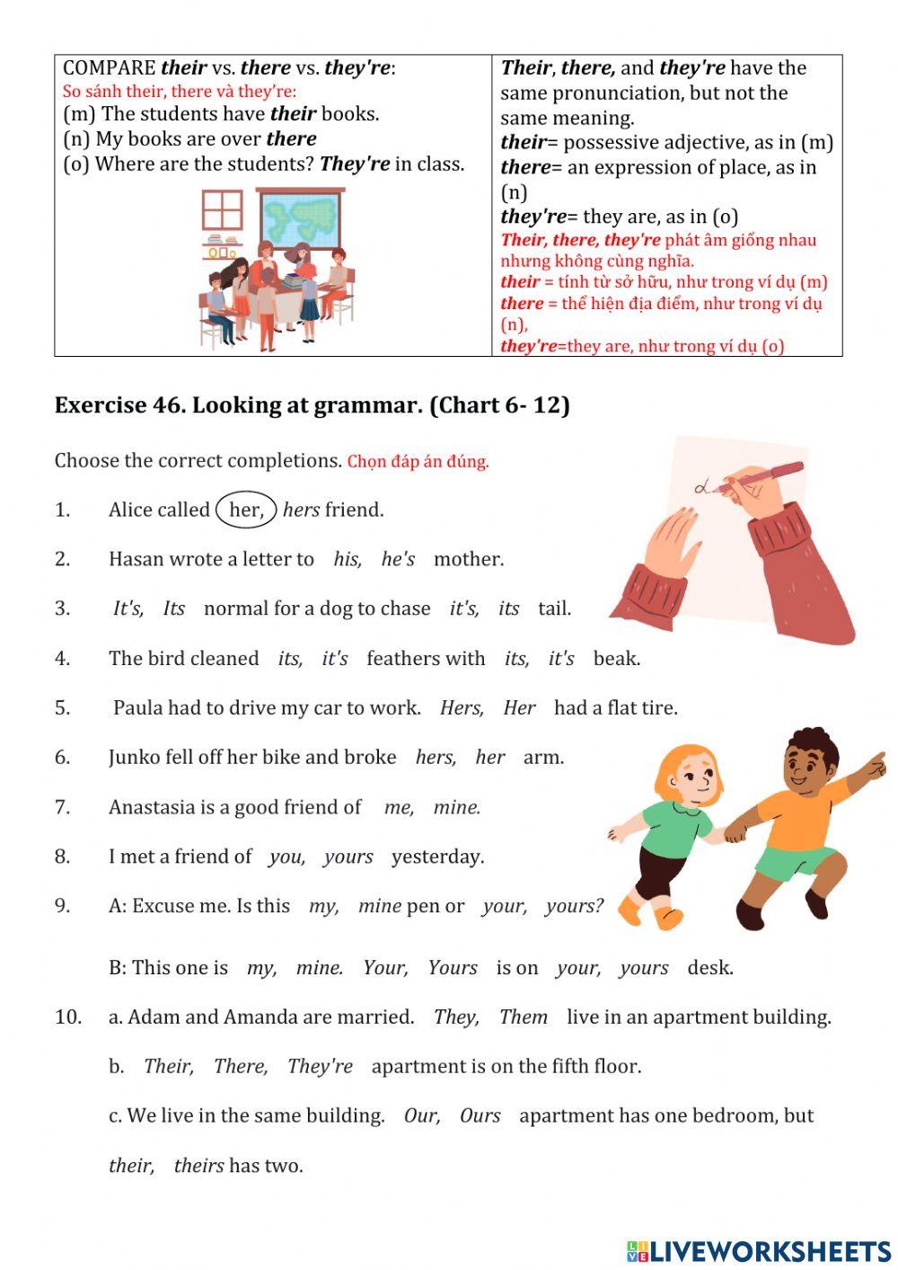 Nouns and pronouns 3