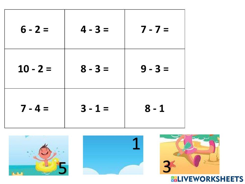 Puzzle Sumas y Restas