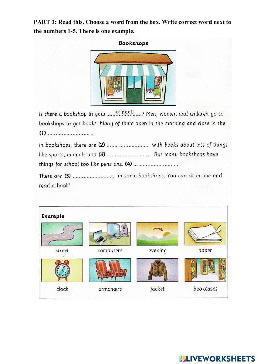 Idict 1-Unit 6-The home-Unit test-Reading and writing skill