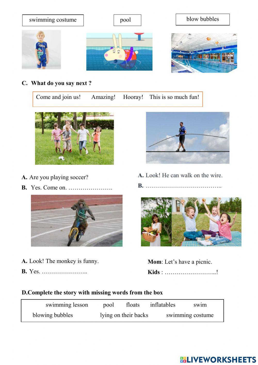 Peppa pig - swimming pool