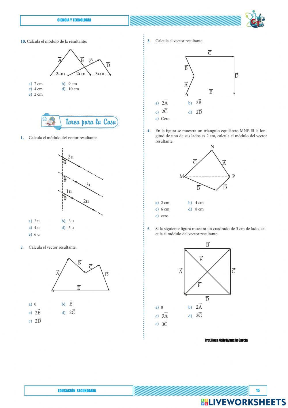 Magnitudes Físicas Vectoriales