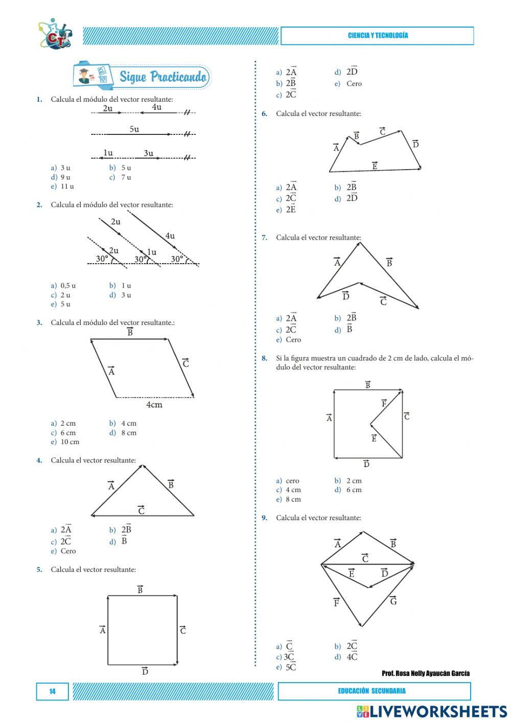 Magnitudes Vectoriales
