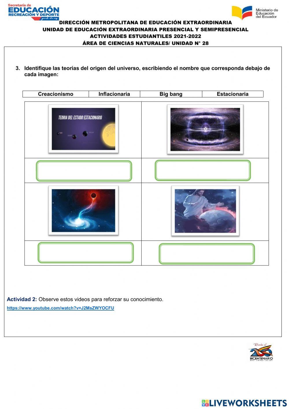 Teorías del universo