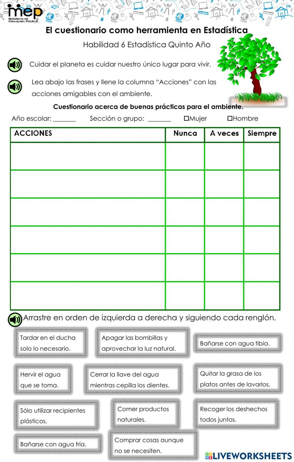 El cuestionario como herramienta para recopilar información