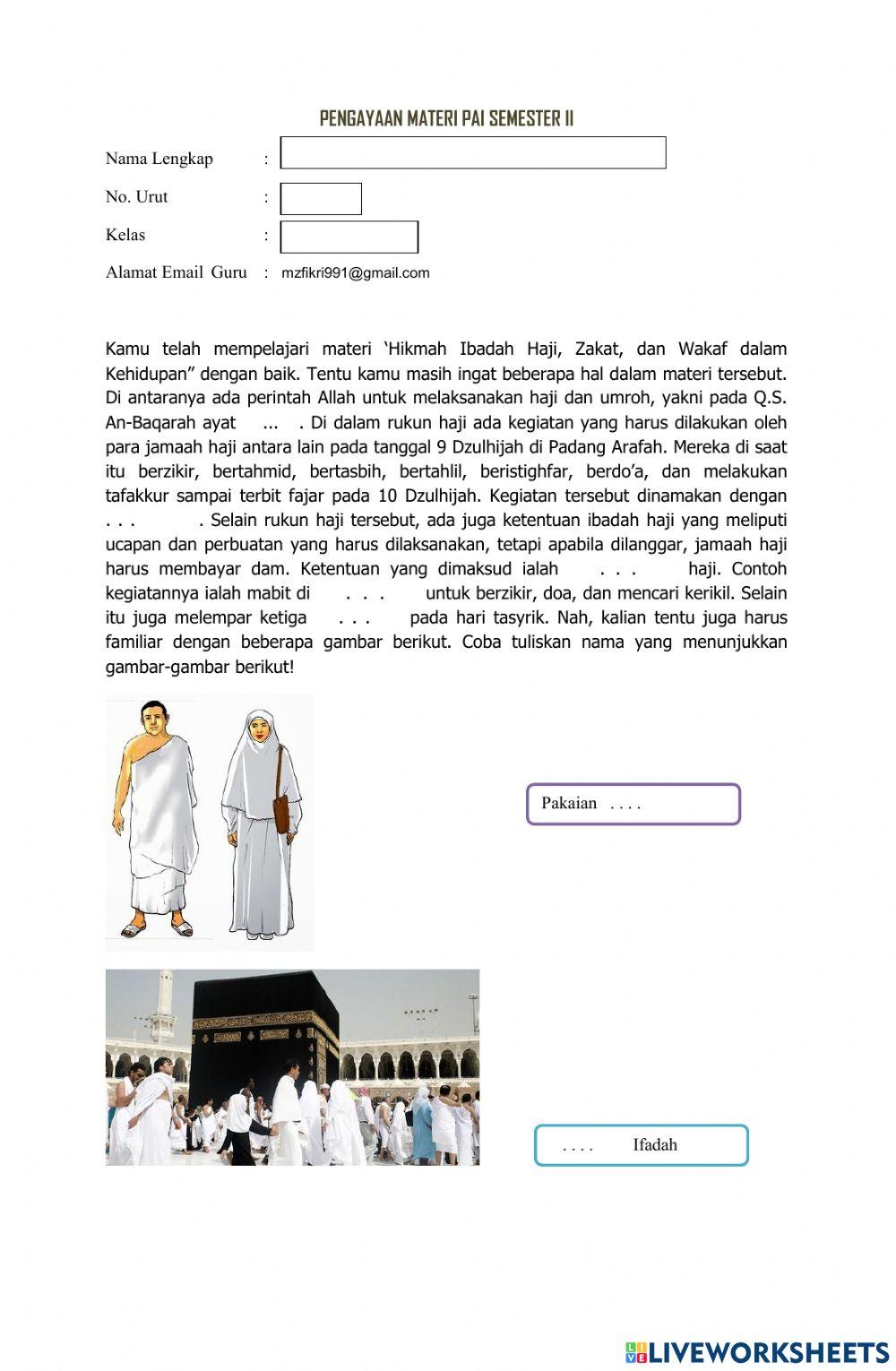 Pengayaan PAI Kelas X Smt II