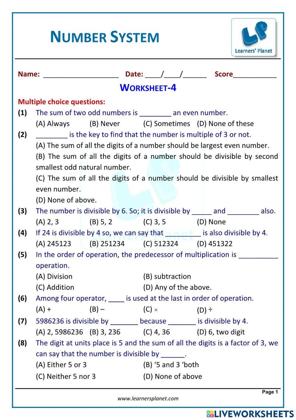 Number System