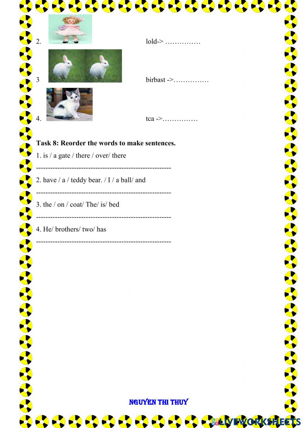 PBT Đề 15 (Lớp 3) Mrs.Thuy