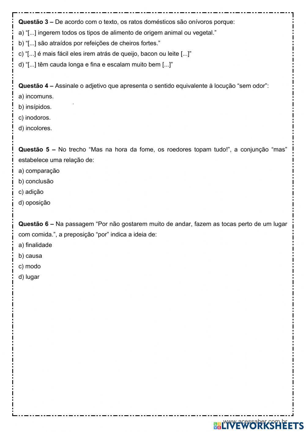 Interpretação de texto