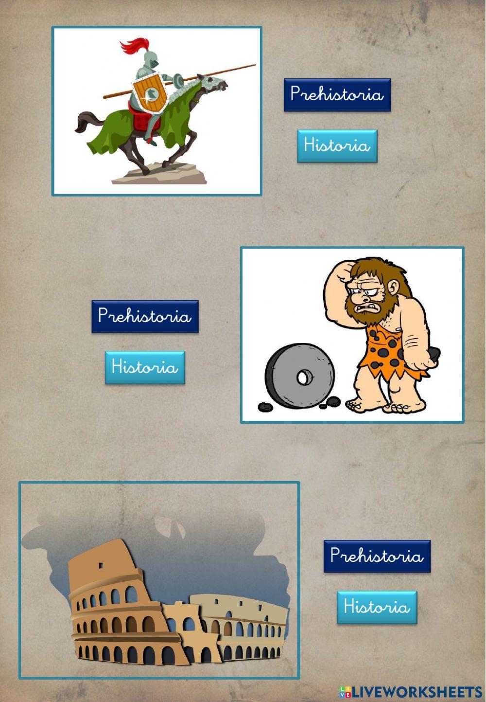 Prehistoria o historia