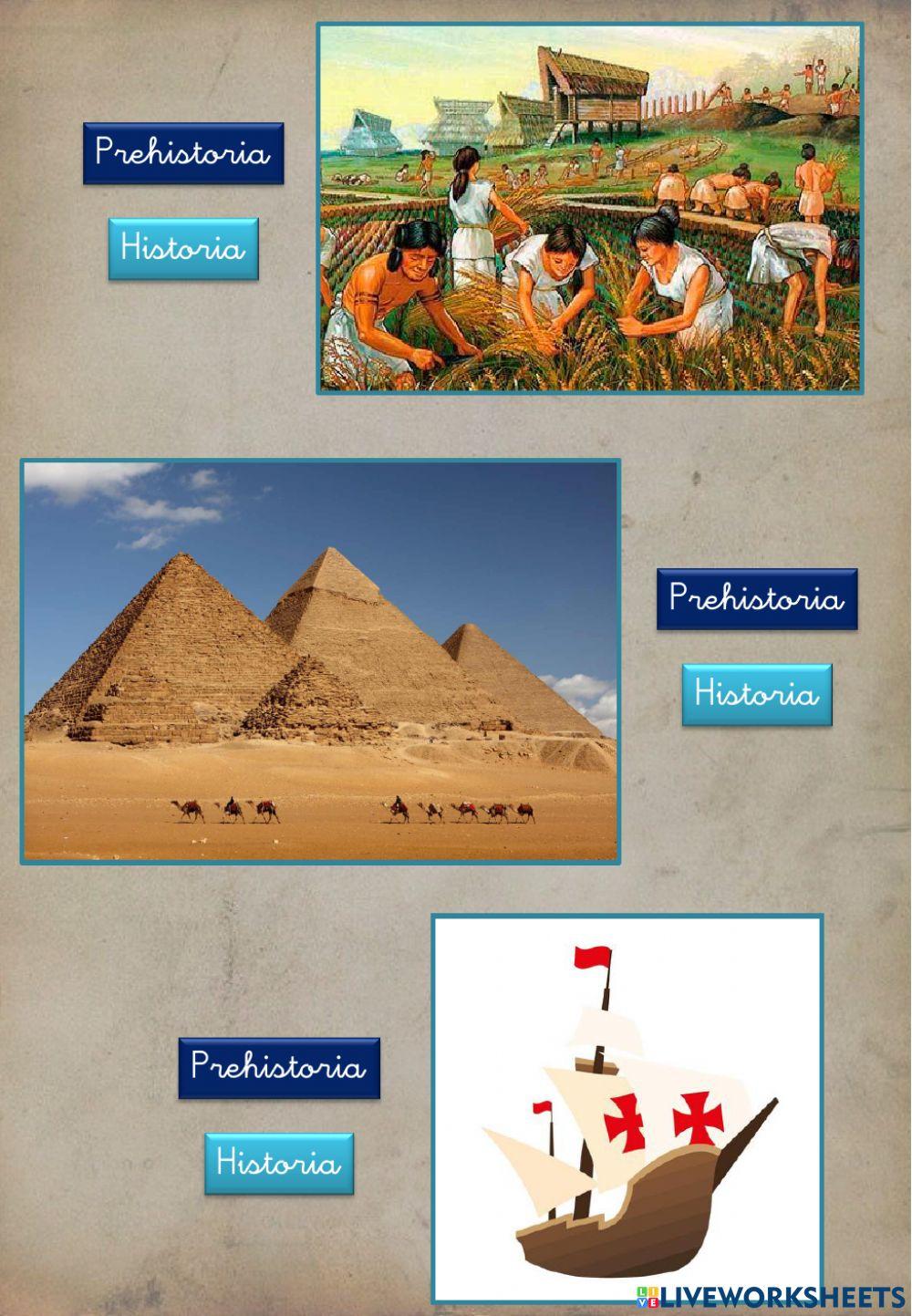 Prehistoria o historia