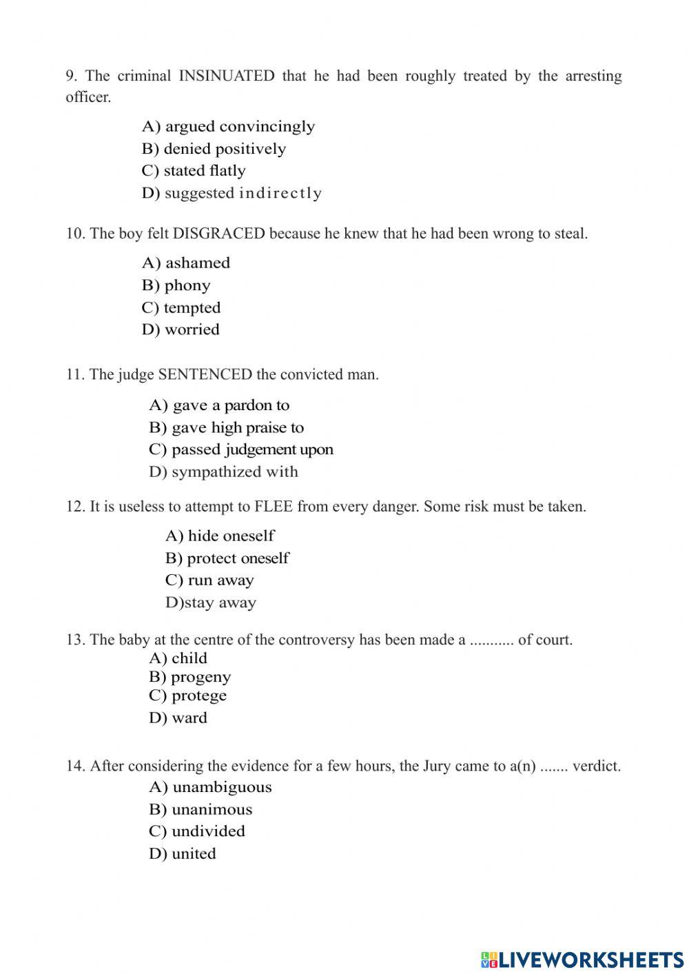 Crime and Punishment