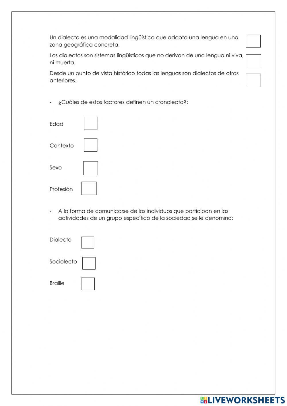 Funciones y Variedades del Lenguaje