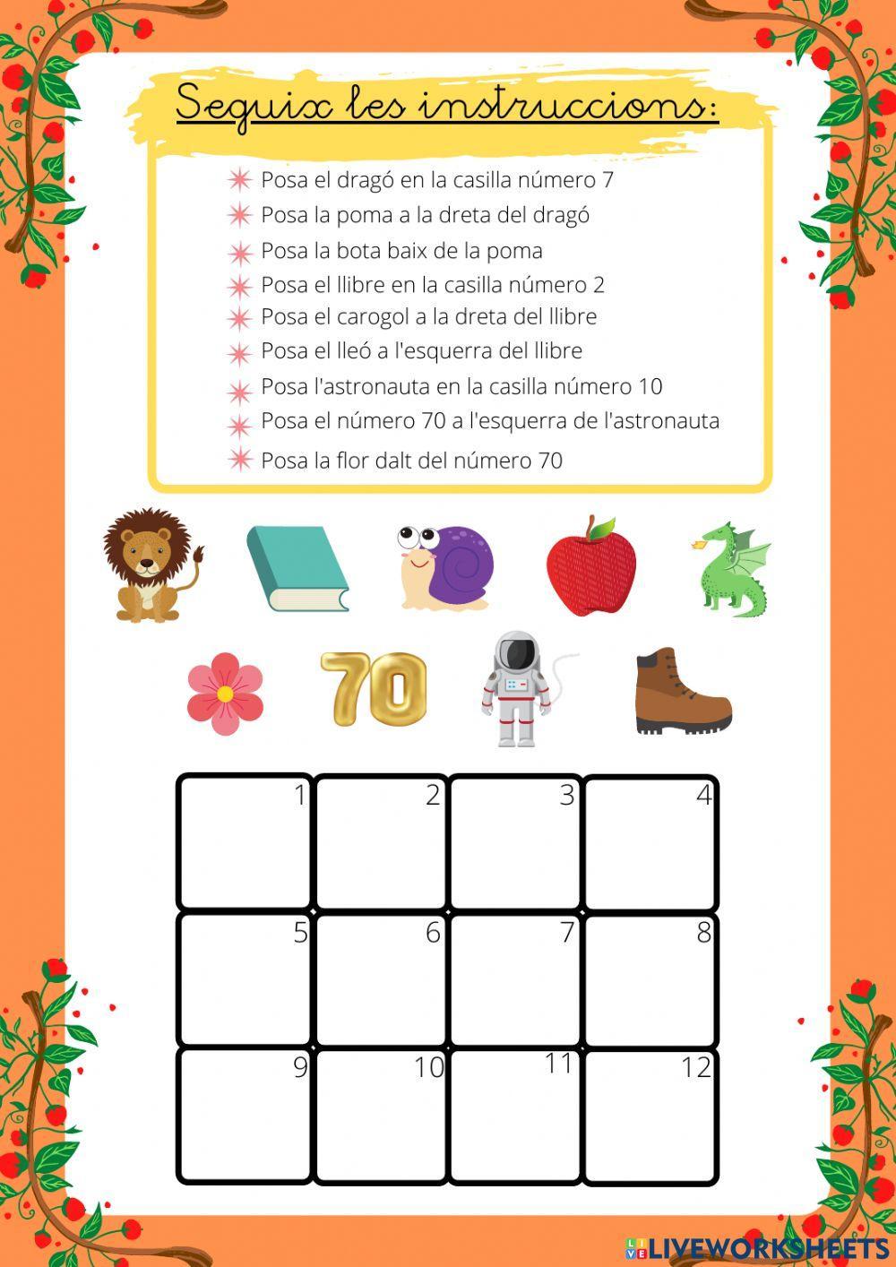 Seguix les instruccions