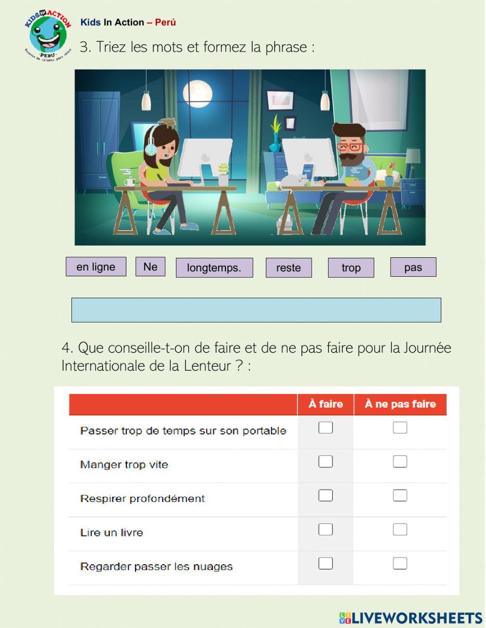 Classe 6  - DELF A1.10