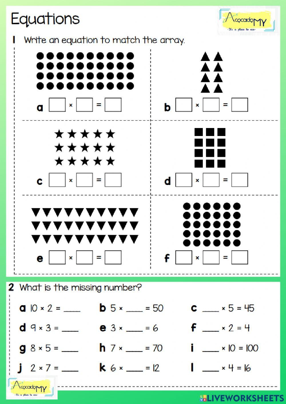 Multiplication Review