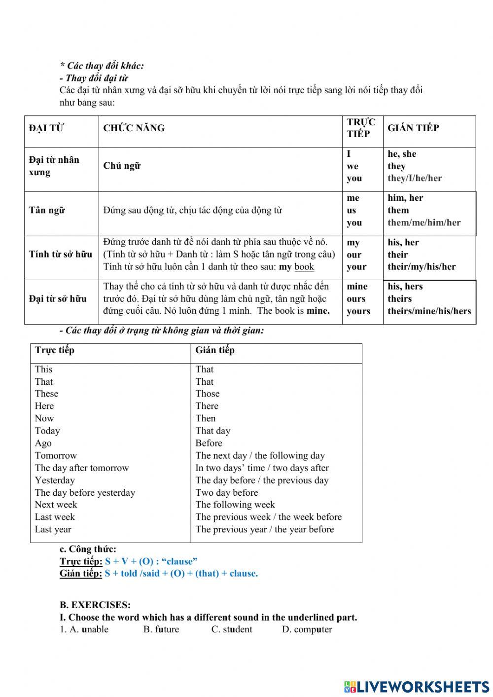 E8 ôn cuối kì 2 Unit 11