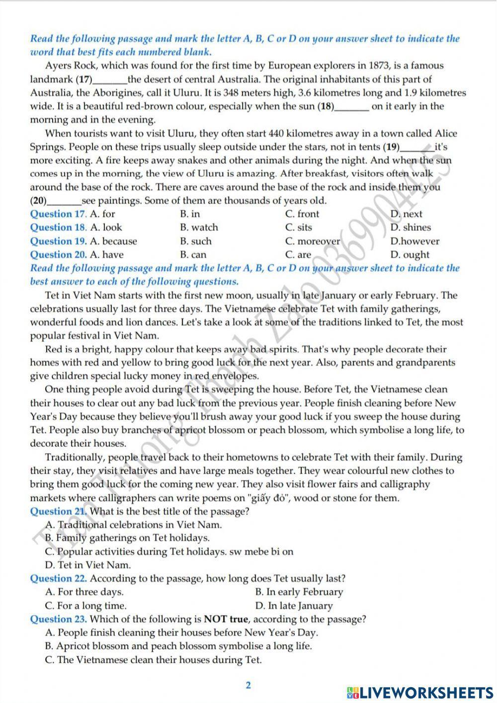 E9 - Đề thi vào 10 Sở 2020-2021
