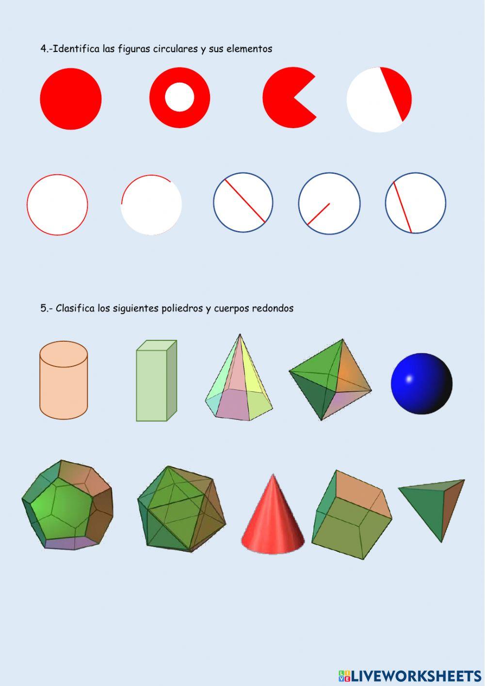 Figuras planas y cuerpos geométricos