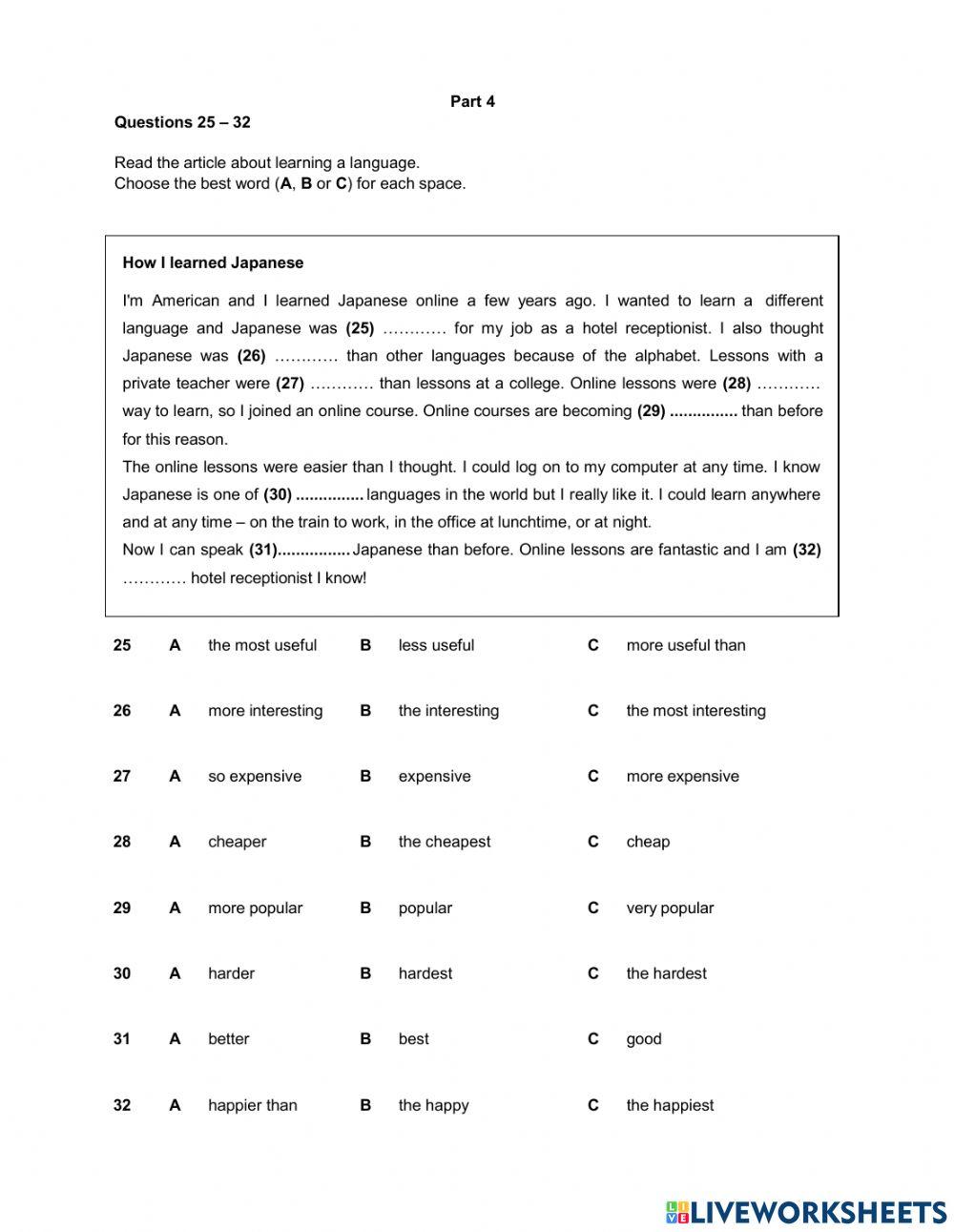 Cambridge English Empower A2 Listening