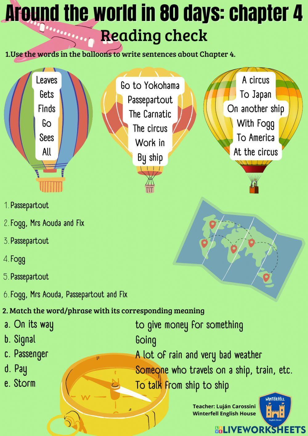 Around the world in 80 days: chapter 4