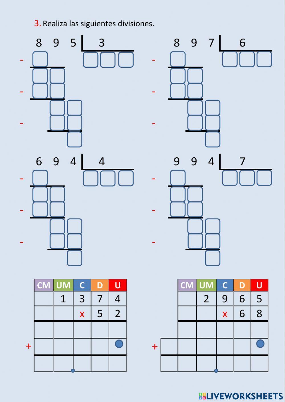 Cálculo y operaciones