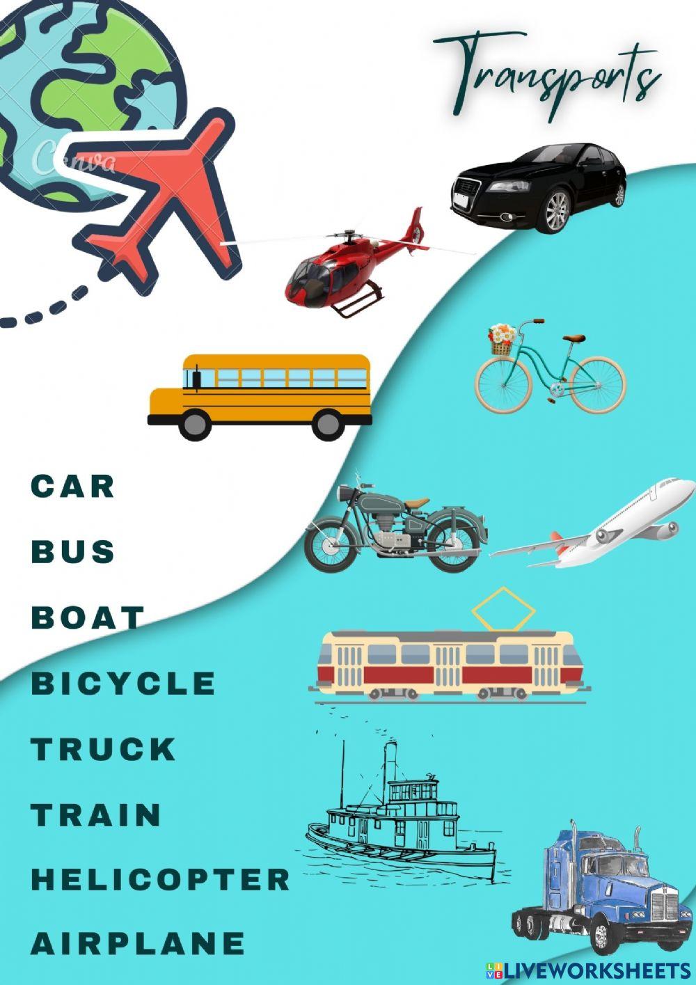 Transports vocabulary