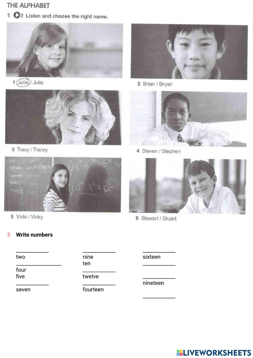 Prepare 1 statrting pages