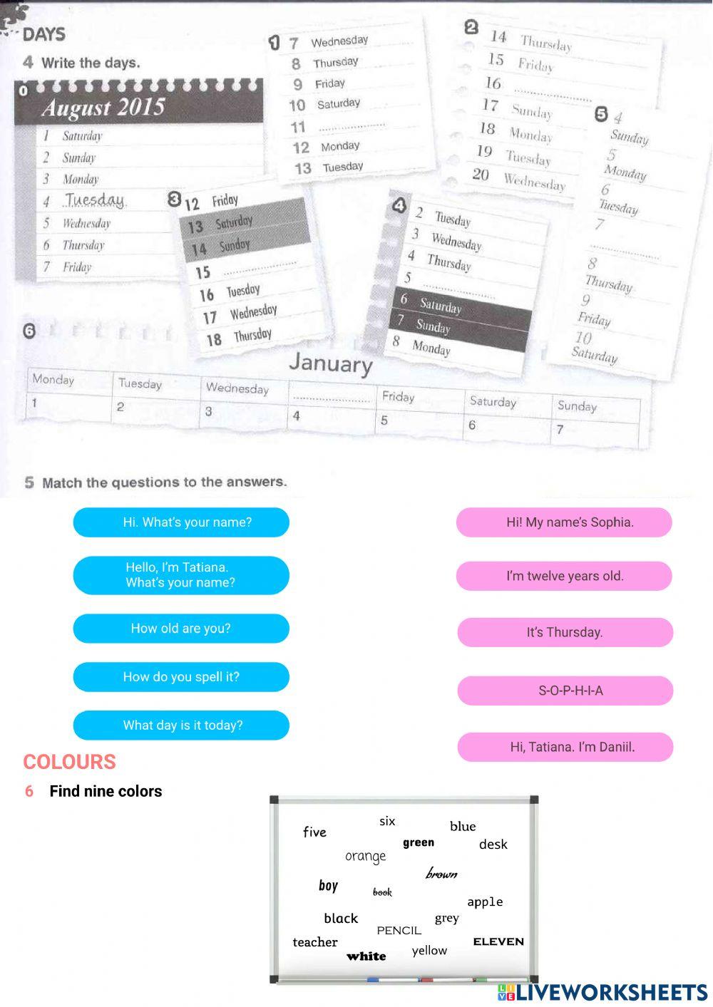 Prepare 1 statrting pages