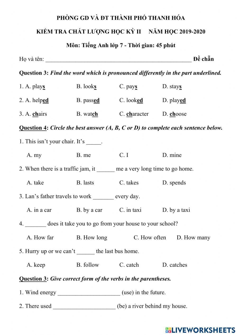 TA7 - De thi hoc ky 2 - 1