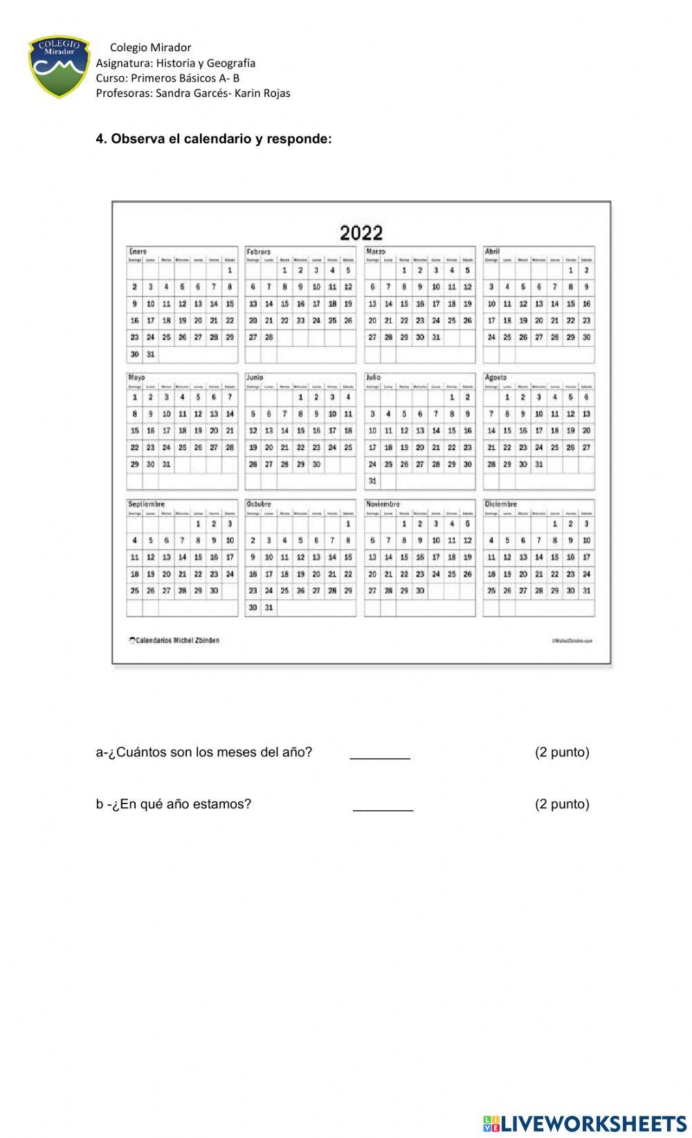 El tiempo y nuestra familia