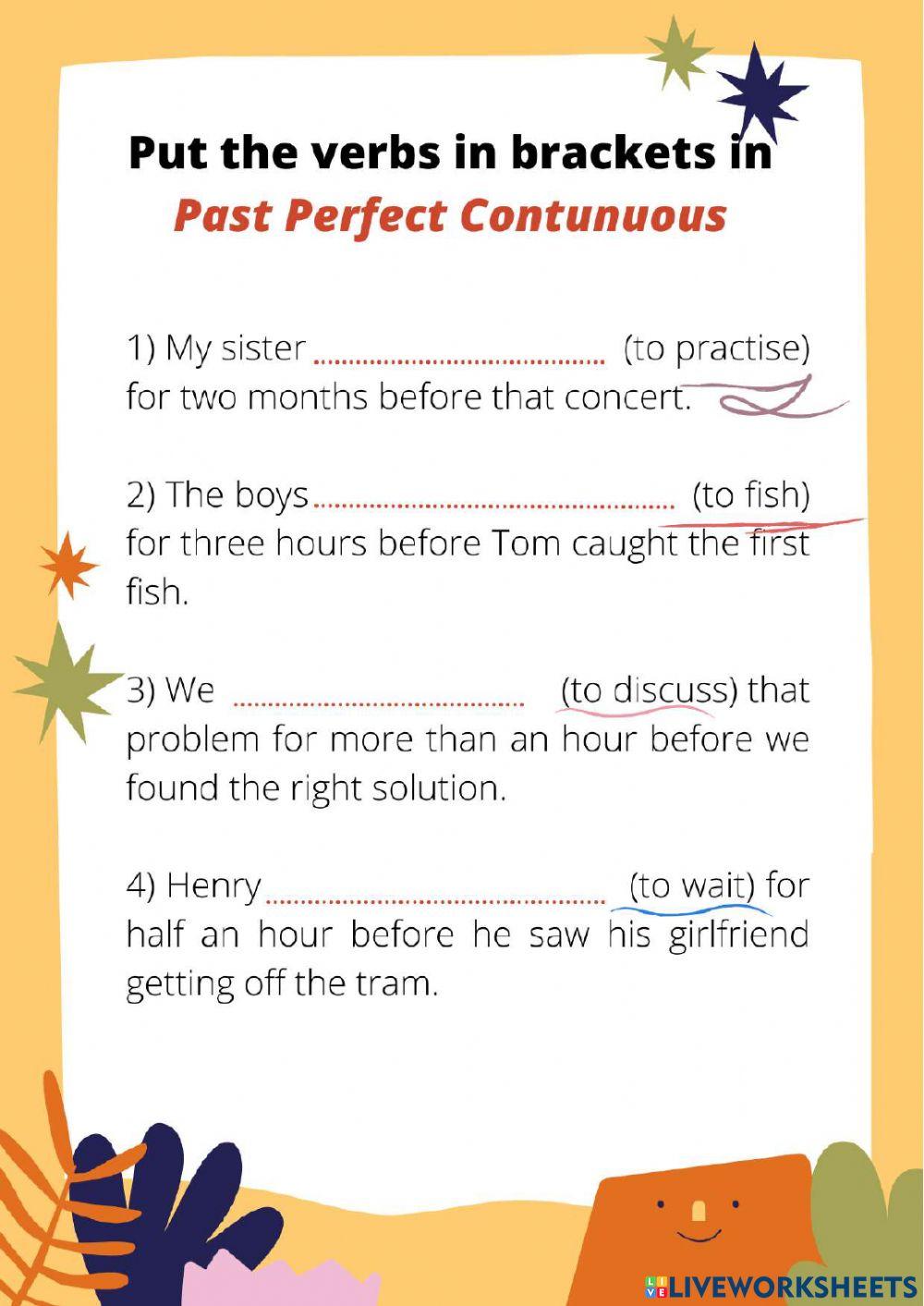 Past Perfect Continuous
