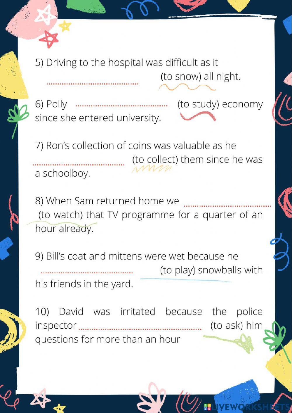 Past Perfect Continuous