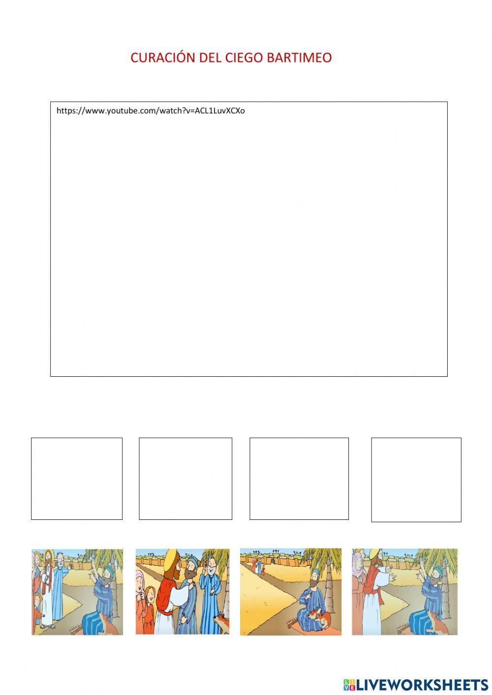 Curación del ciego Bartimeo