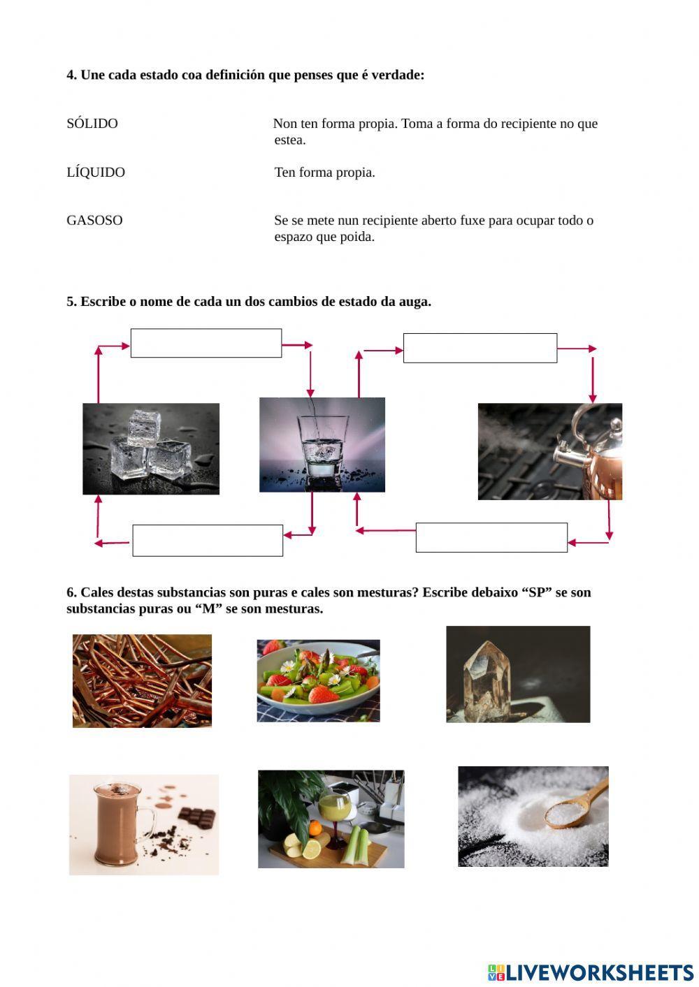A materia e os materiais