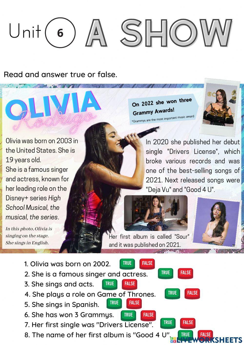 Reading Olivia Rodrigo Reading Olivia Rodrigo
